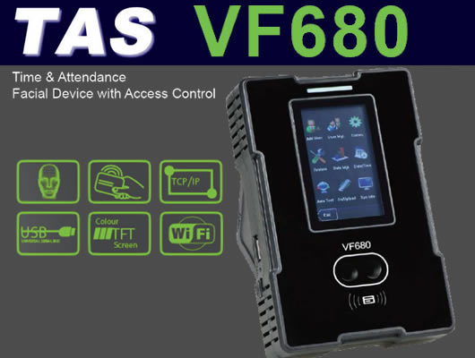 Time attendance - Biometric facial reader vf680